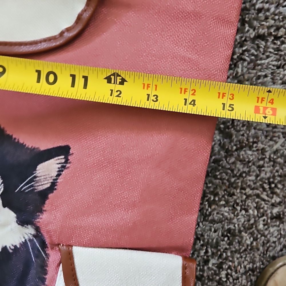 NWOT Cat Print Backpack - Picture 7 of 8